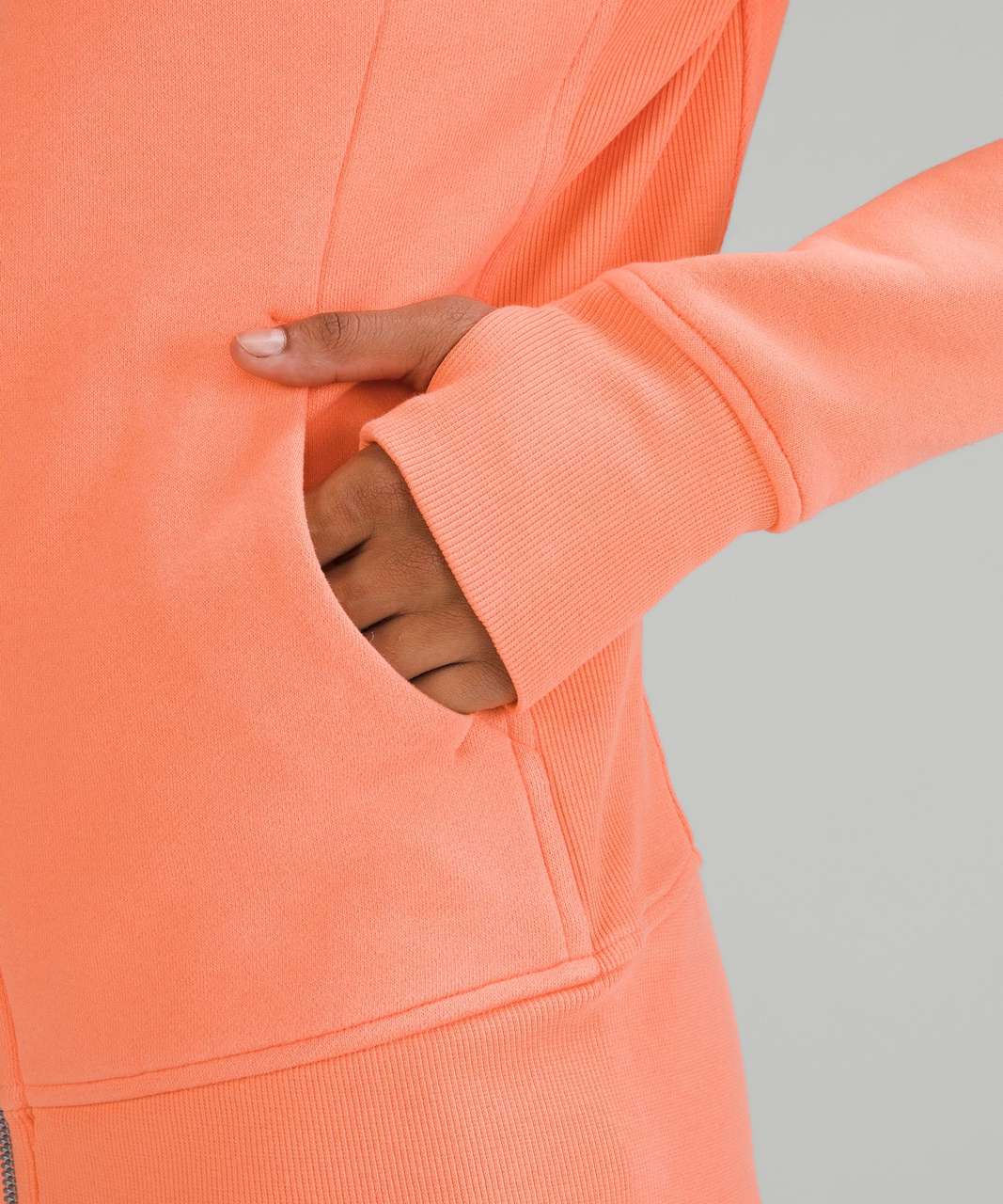 Lululemon Scuba Full-Zip Hoodie - Sunny Coral