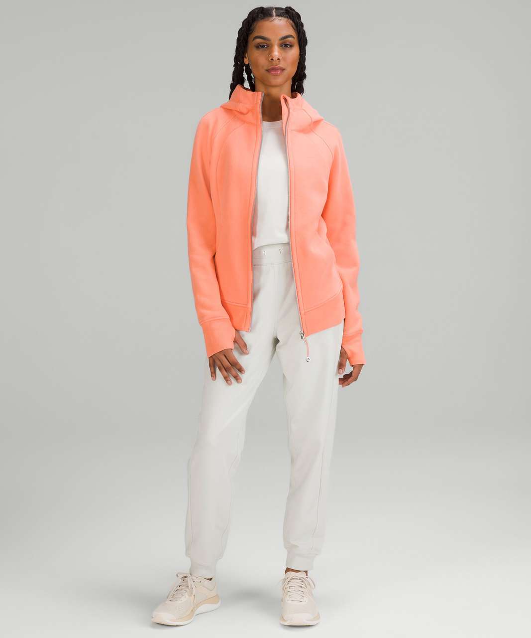 Lululemon Scuba Full-Zip Hoodie - Sunny Coral