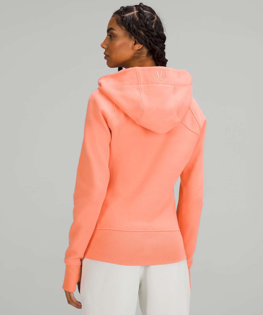 Lululemon Scuba Full-Zip Hoodie - Sunny Coral