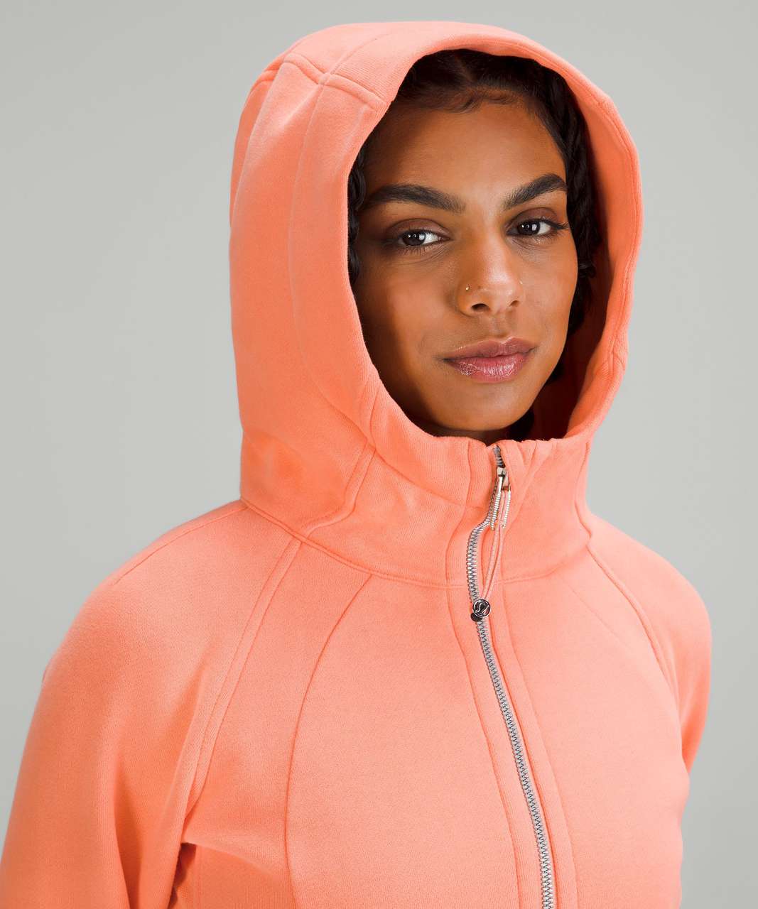 Lululemon Scuba Full-Zip Hoodie - Sunny Coral - lulu fanatics