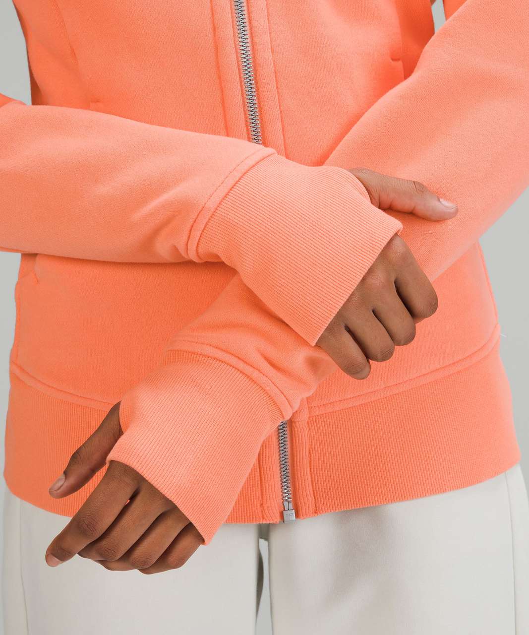 Lululemon Scuba Full-Zip Hoodie - Sunny Coral