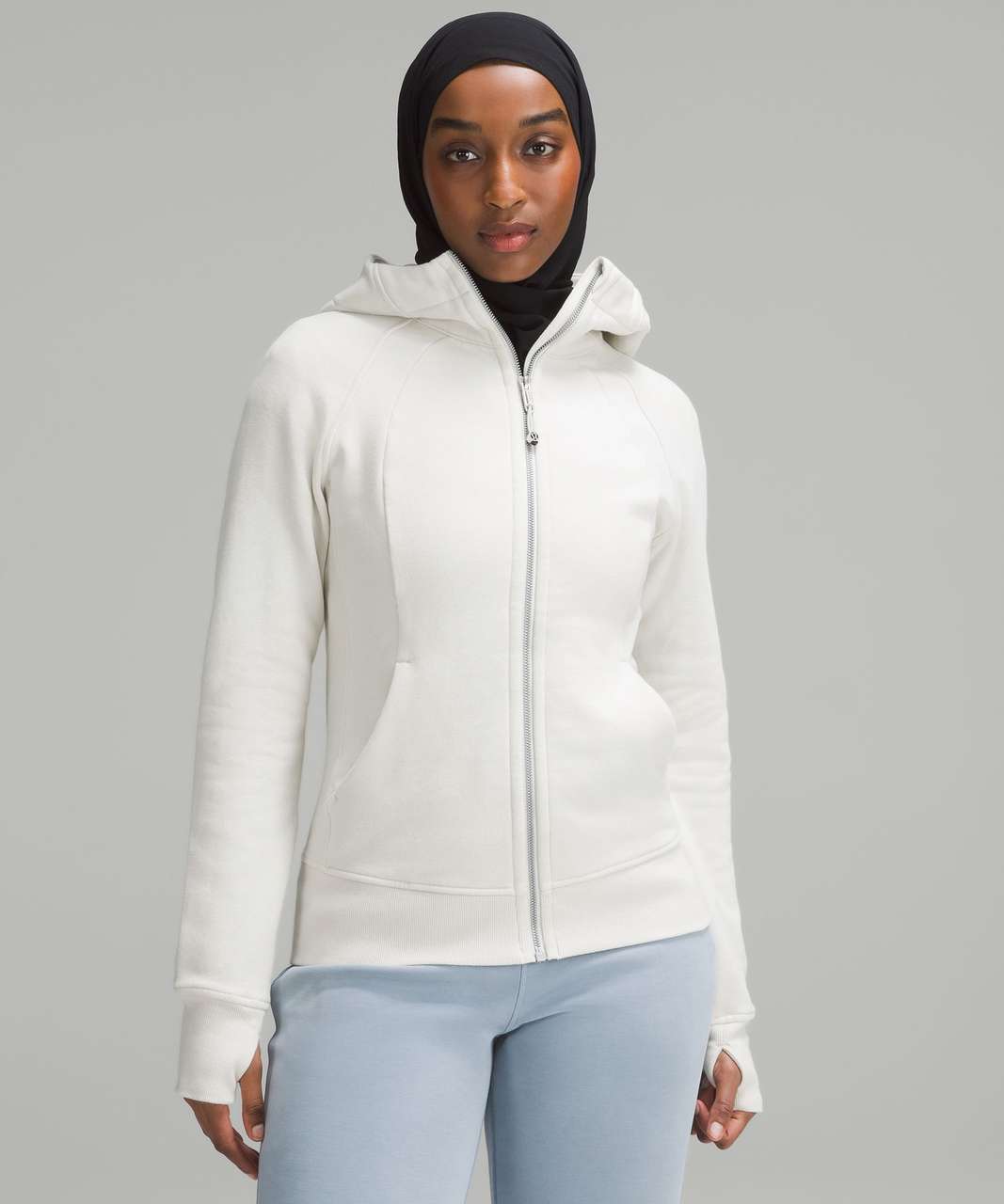 Lululemon athletica Cotton-Blend Full-Zip Sweater, Women's Hoodies &  Sweatshirts