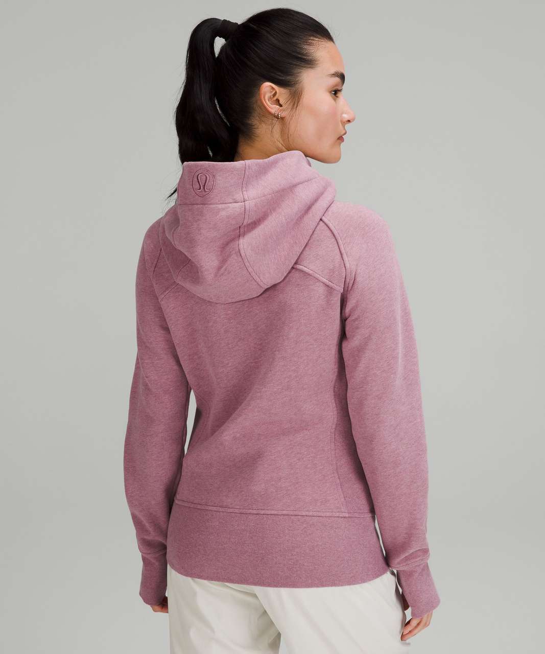 Lululemon Scuba Full-Zip Hoodie - Heathered Velvet Dust