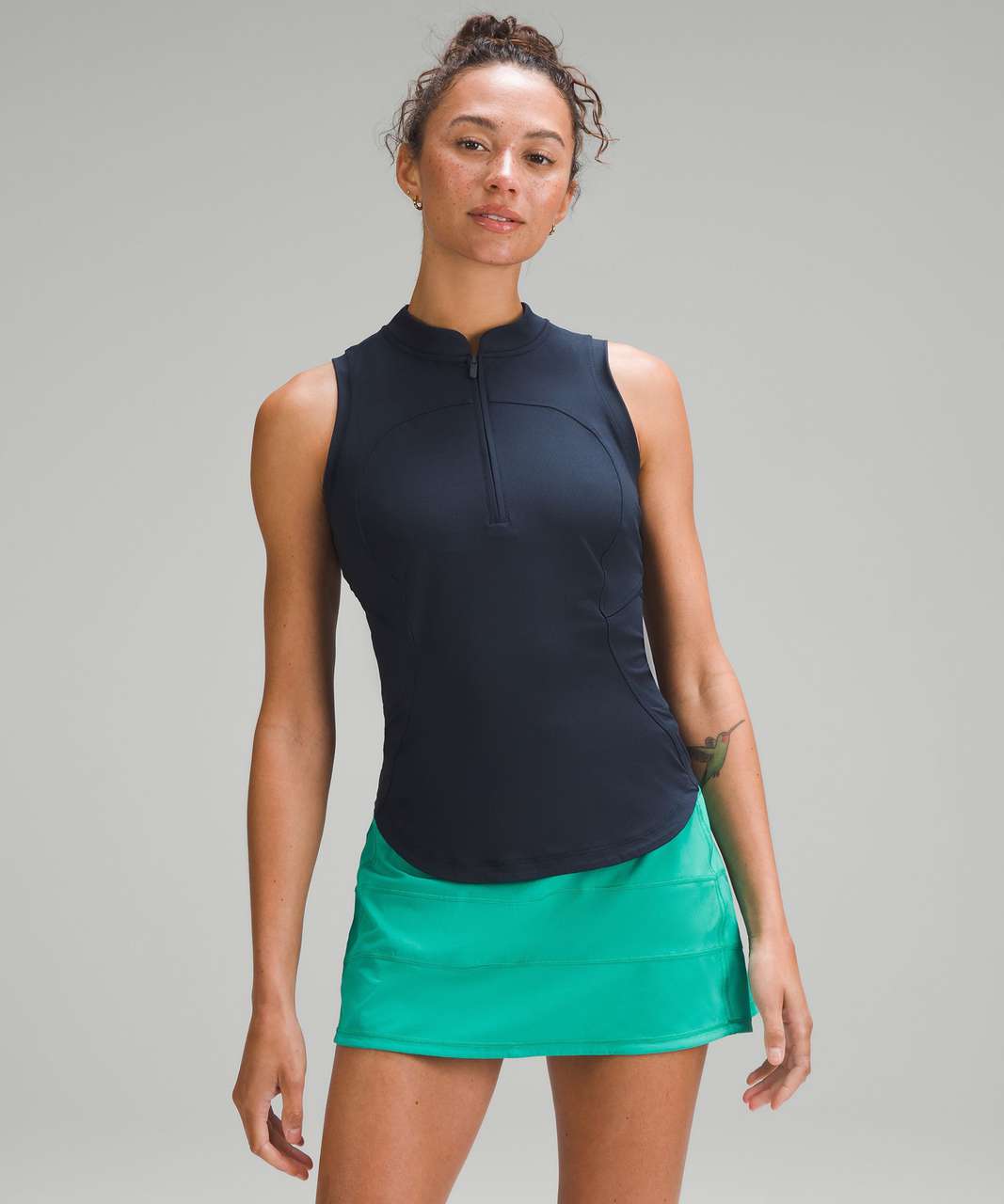 Lululemon Cinch It Tank - Mineral Blue - lulu fanatics