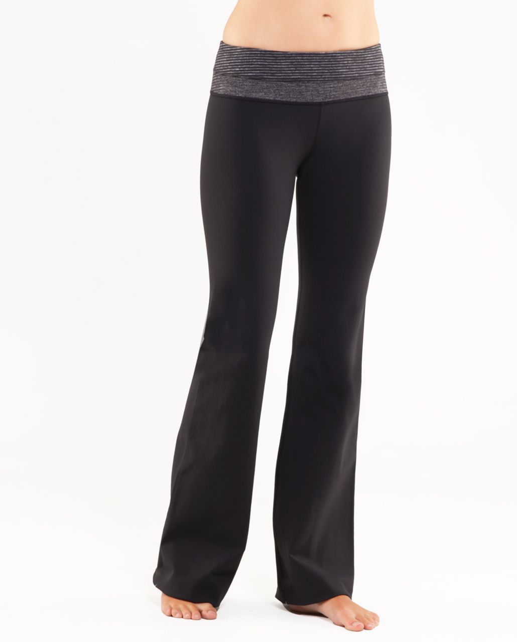 Lululemon Groove Pant (Regular) - Black / Black Heathered Coal Mini Check -  lulu fanatics