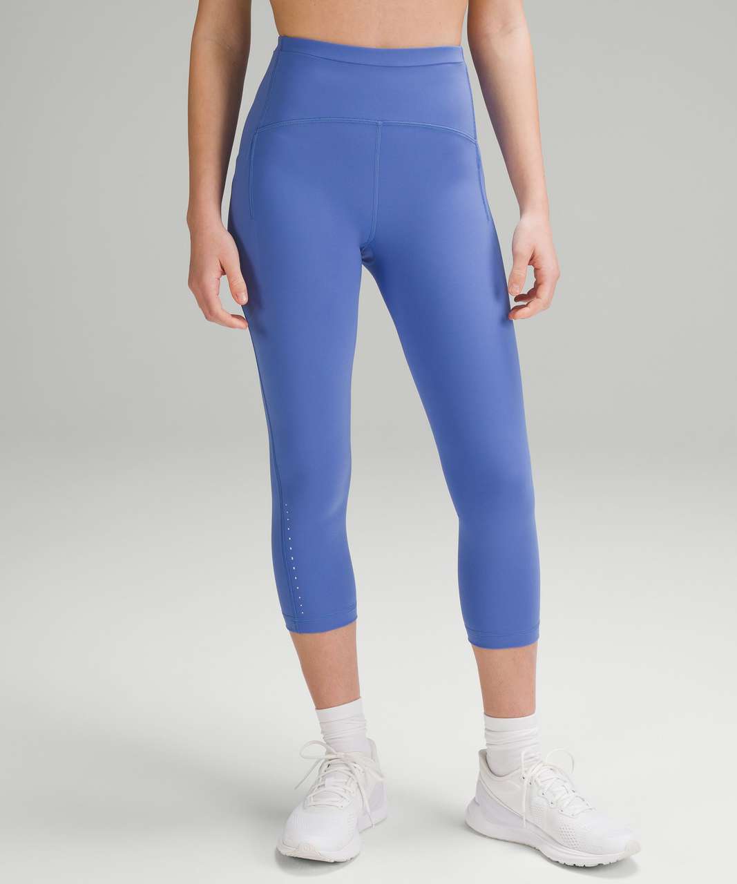 Lululemon Swift Speed High-Rise Crop 23 - True Navy - lulu fanatics