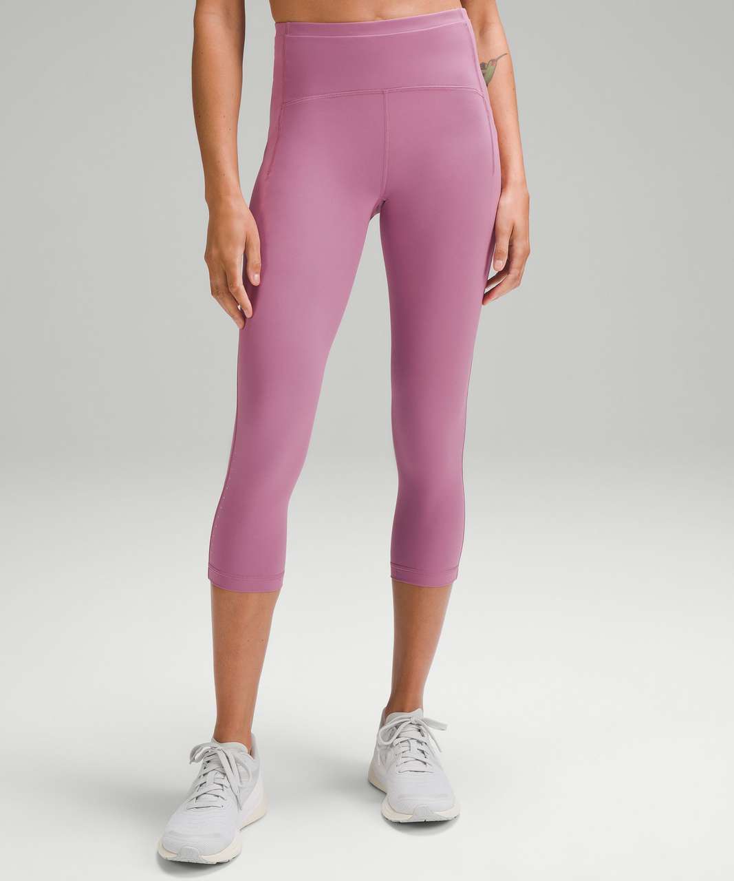 Lululemon Swift Speed High-Rise Crop 21 - Magenta Purple - lulu fanatics