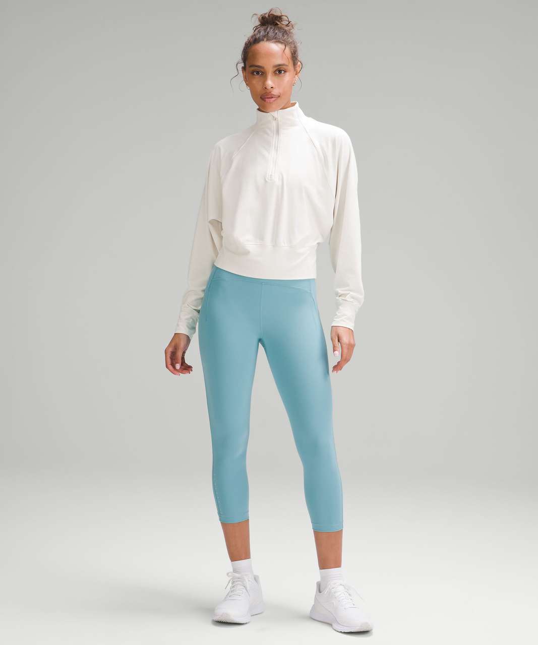 Lululemon Swift Speed High-Rise Crop 21 - Tidal Teal - lulu fanatics