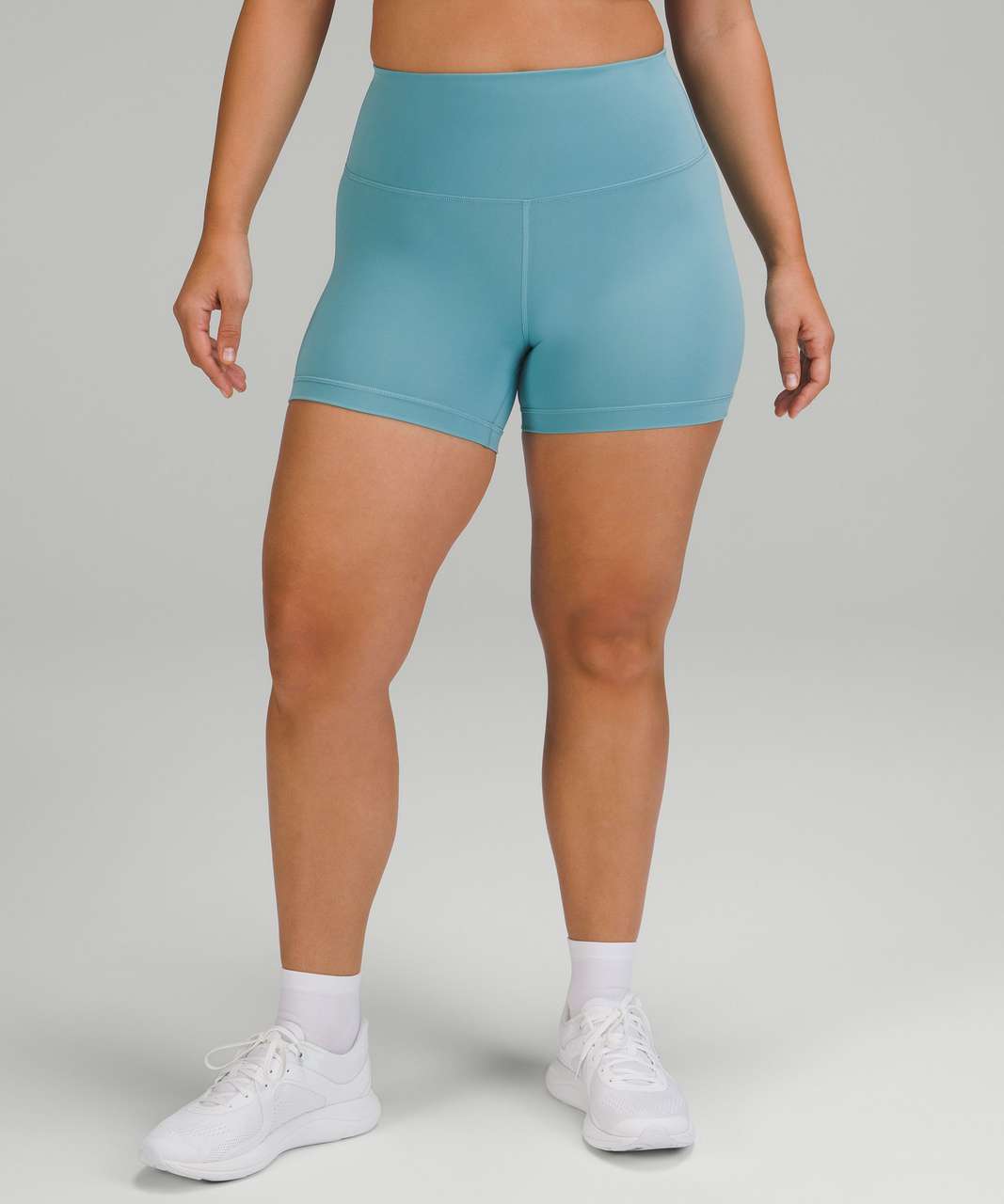 Buy Lululemon Wunder Train High-rise Shorts 4 - Teal Lagoon At 32