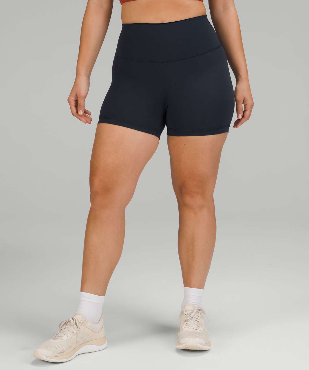 Lululemon Wunder Train Contour Fit High-Rise Short 4" - True Navy