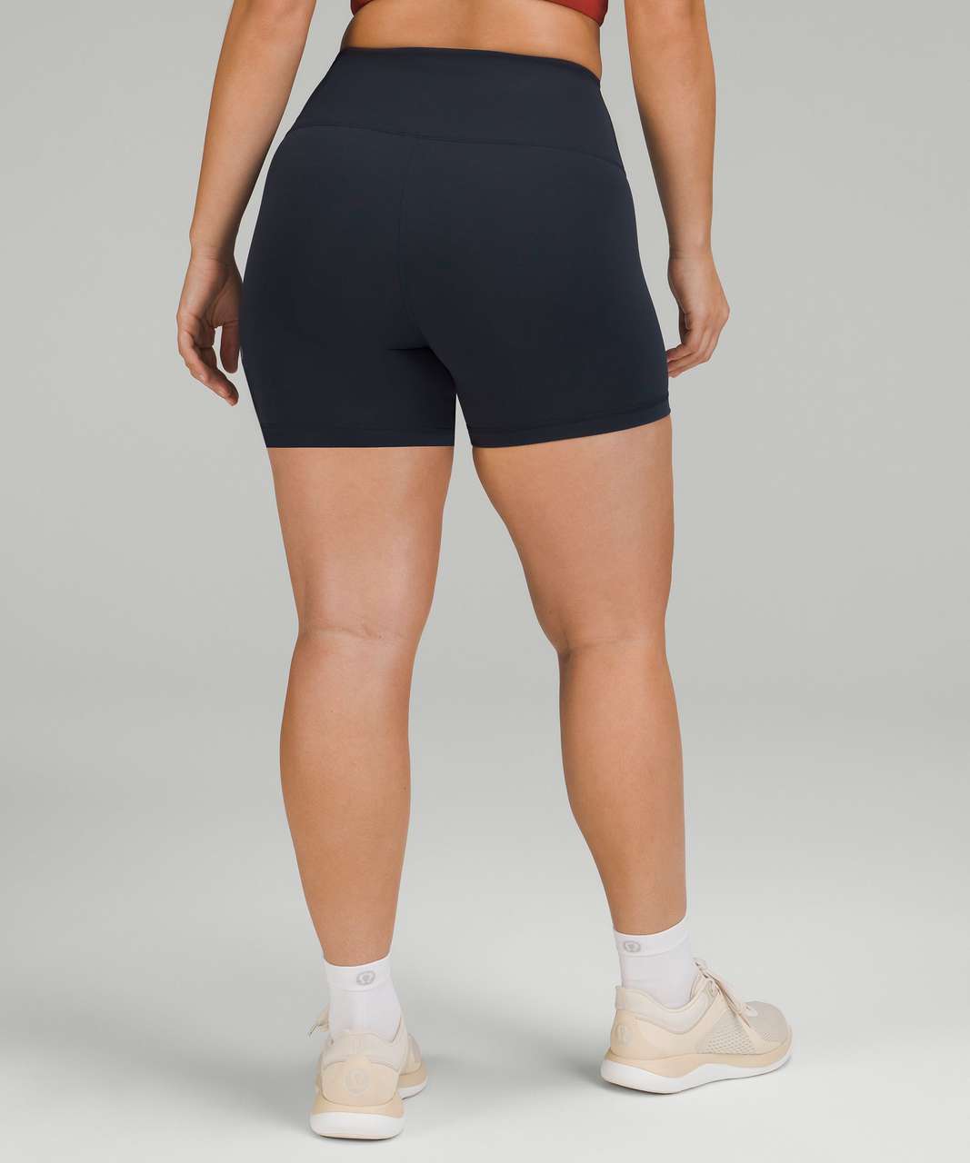 Lululemon Wunder Train Contour Fit High-Rise Short 4 - True Navy - lulu  fanatics