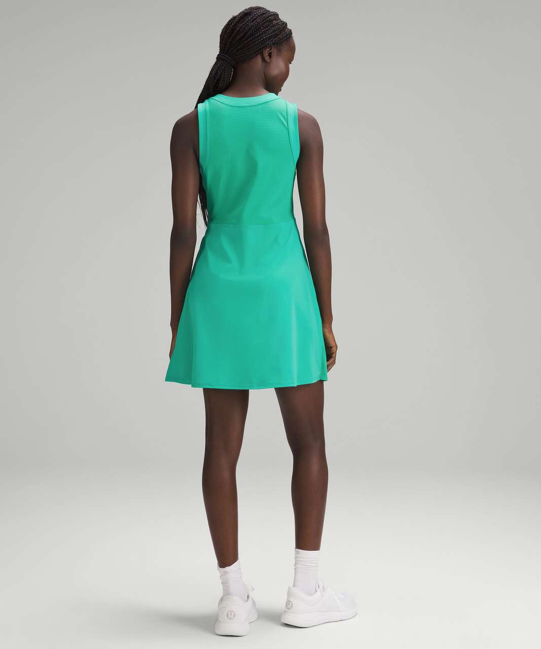 Lululemon Everlux Short-Lined Tennis Tank Top Dress 6 - Maldives Green -  lulu fanatics