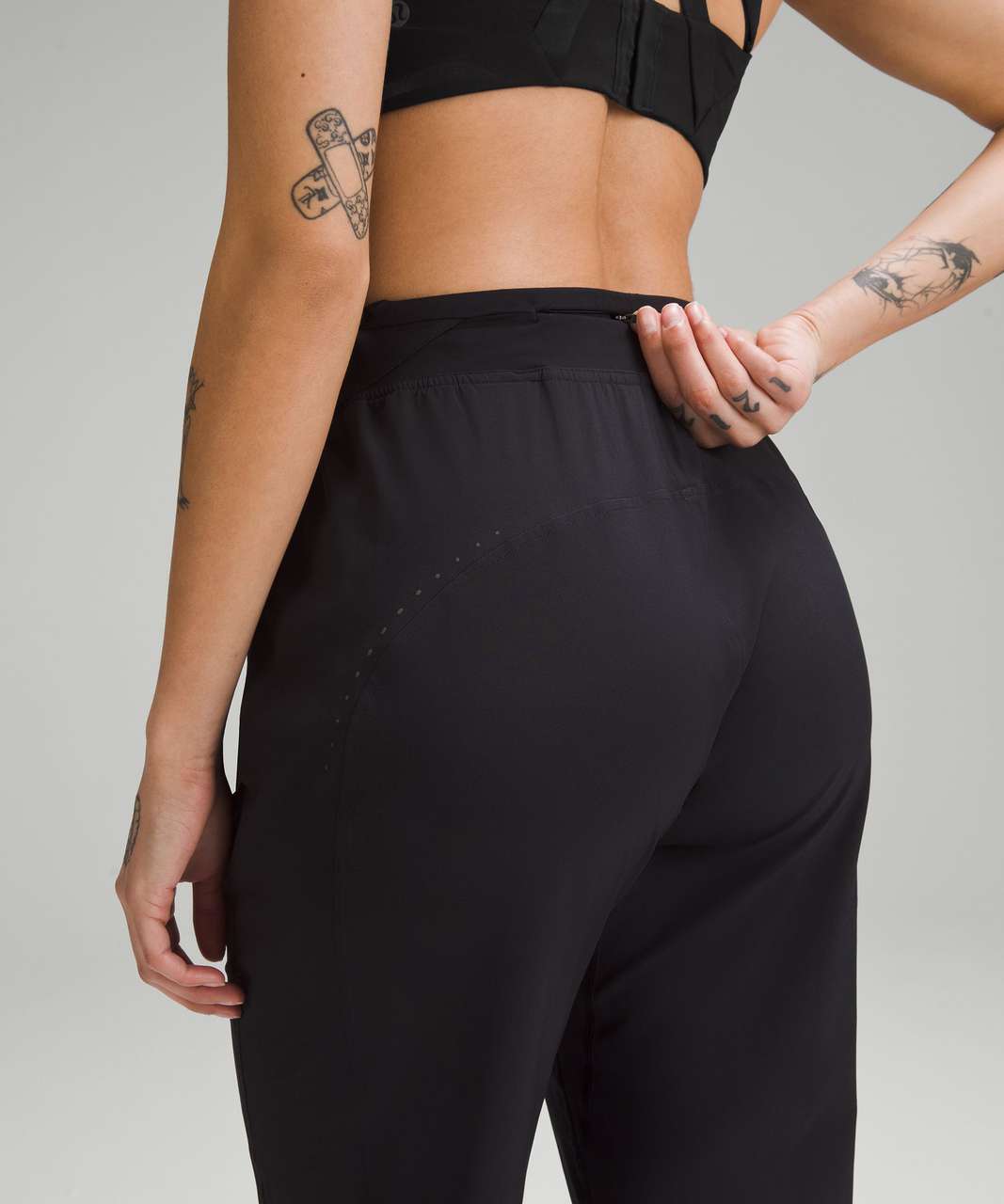 lululemon ADAPTED STATE HIGH-RISE - Tracksuit bottoms - black - Zalando