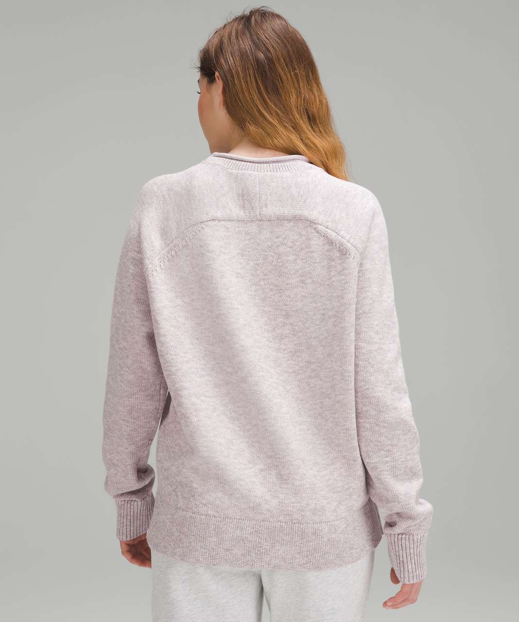 Lululemon Boxy Cotton-Blend Sweater - Bone / Natural Ivory / Rhino Grey / Velvet Dust