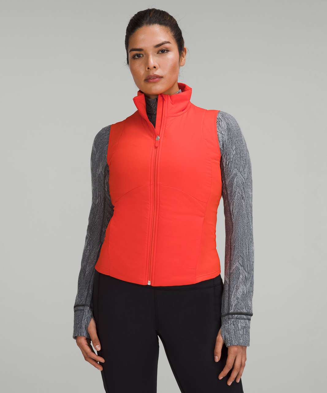 Lululemon Lightweight Relaxed-fit Down Vest In Canyon Orange