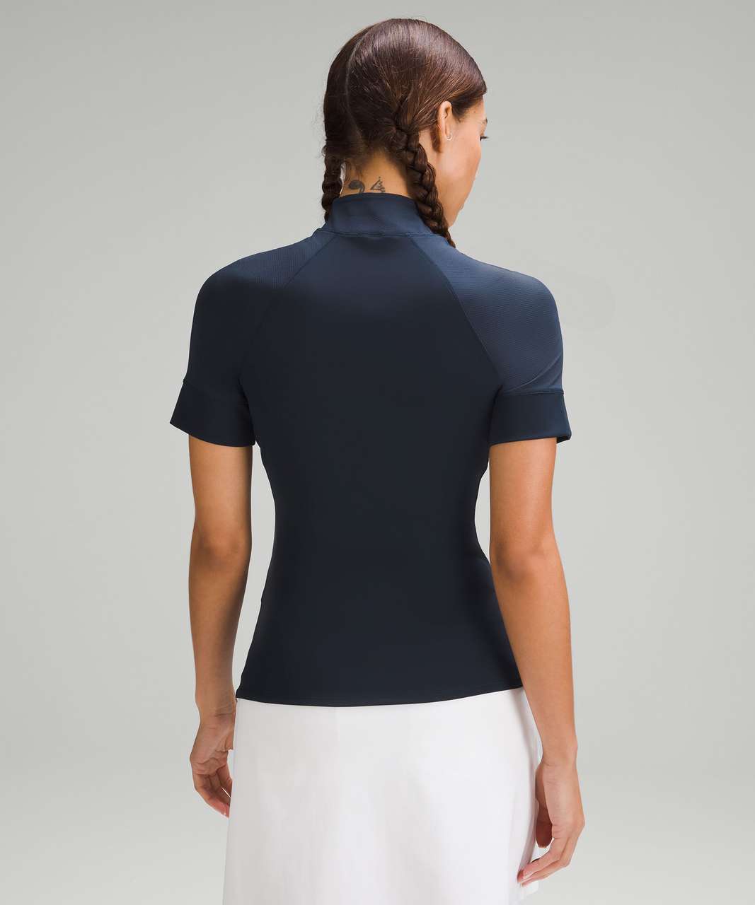 Lululemon Nulux Half-Zip Golf Short-Sleeve Shirt - True Navy