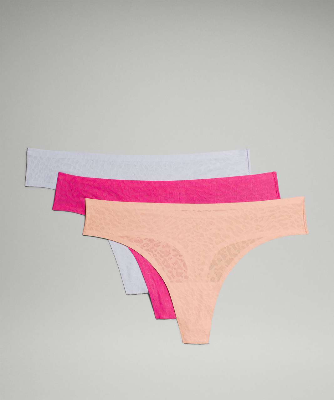 Soma Enbliss Soft Stretch Thong 3 Pack, PLUMERIA PINK PACK