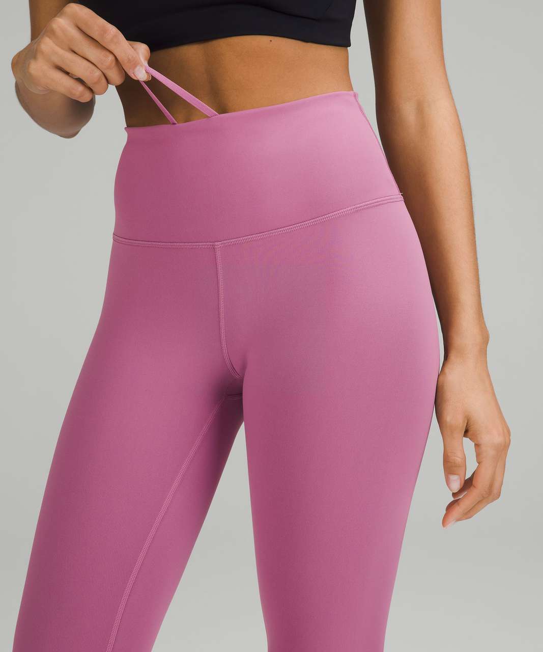 Lululemon Wunder Train High-Rise Crop 21 - Velvet Dust - lulu fanatics