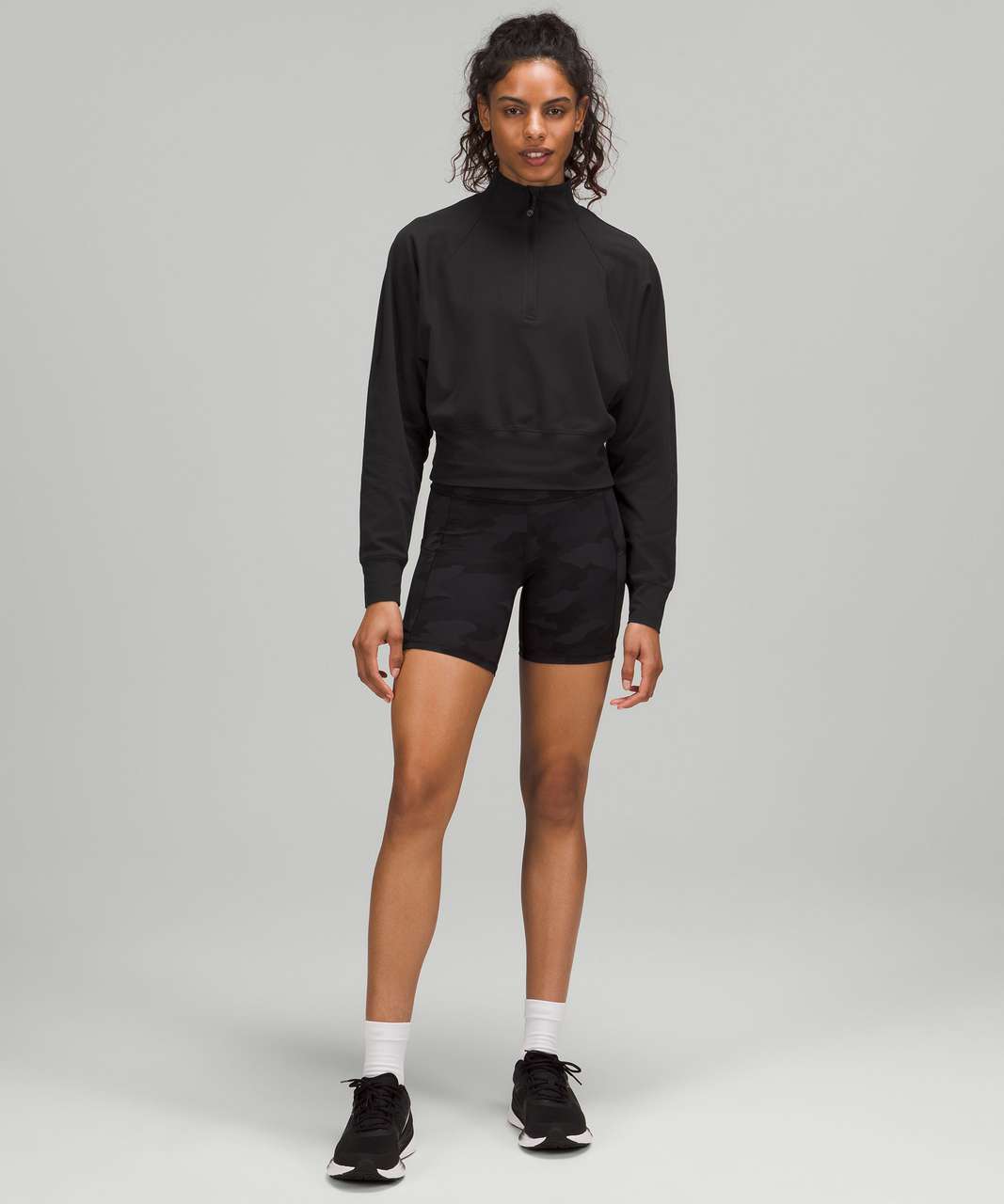 Lululemon Ready to Rulu Half-Zip Pullover - Heathered Raceway Grey