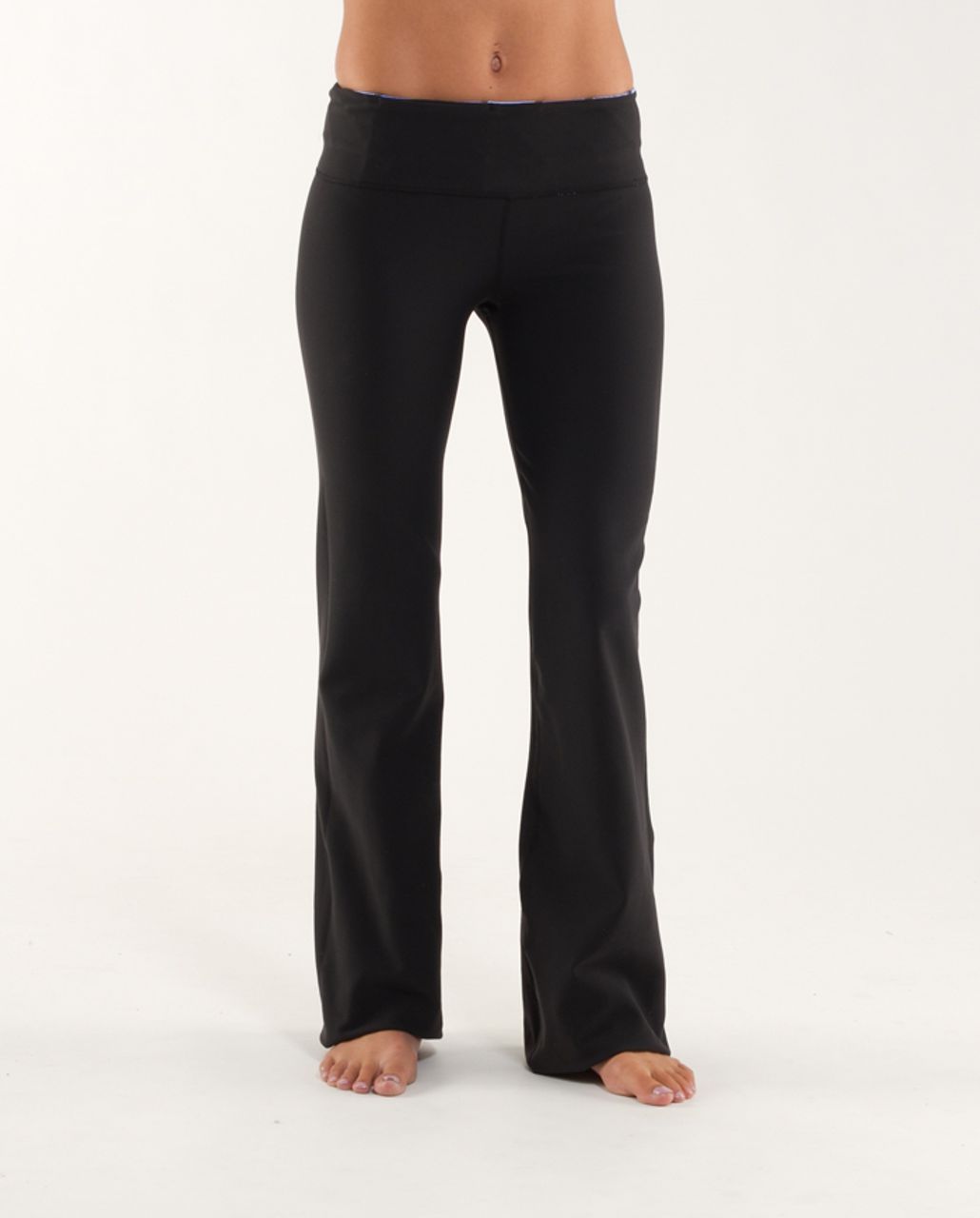 lululemon athletica, Pants & Jumpsuits, Lululemon Groove Pant Regular  Fullon Luon High Rise Flare Pants Black 8