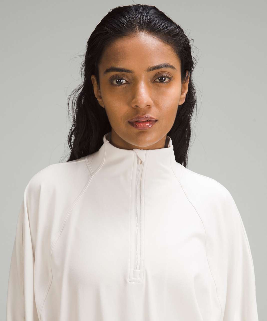 Lululemon Ready to Rulu Half-Zip Pullover - White Opal