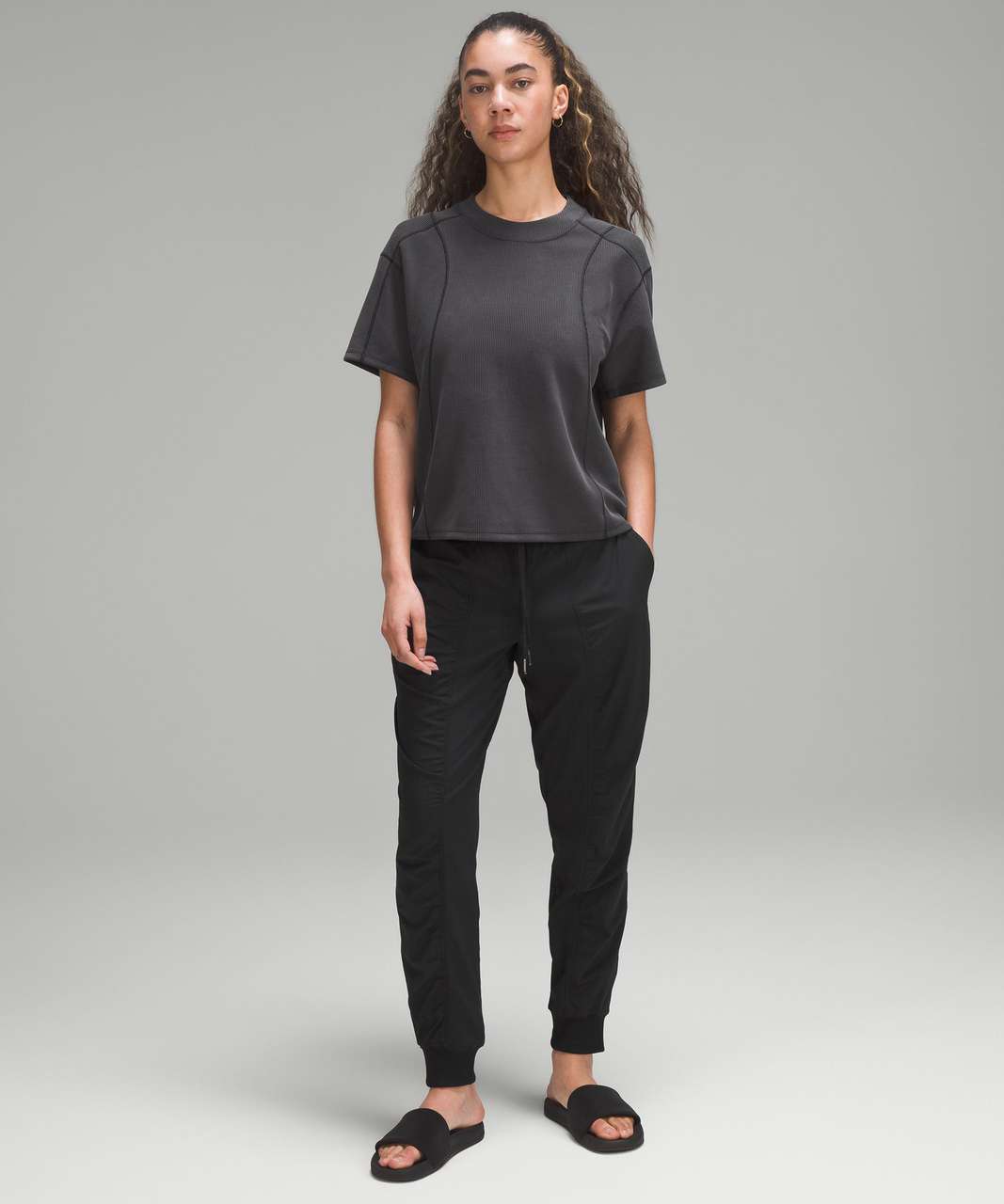 Lululemon Ribbed Softstreme T-Shirt - Black