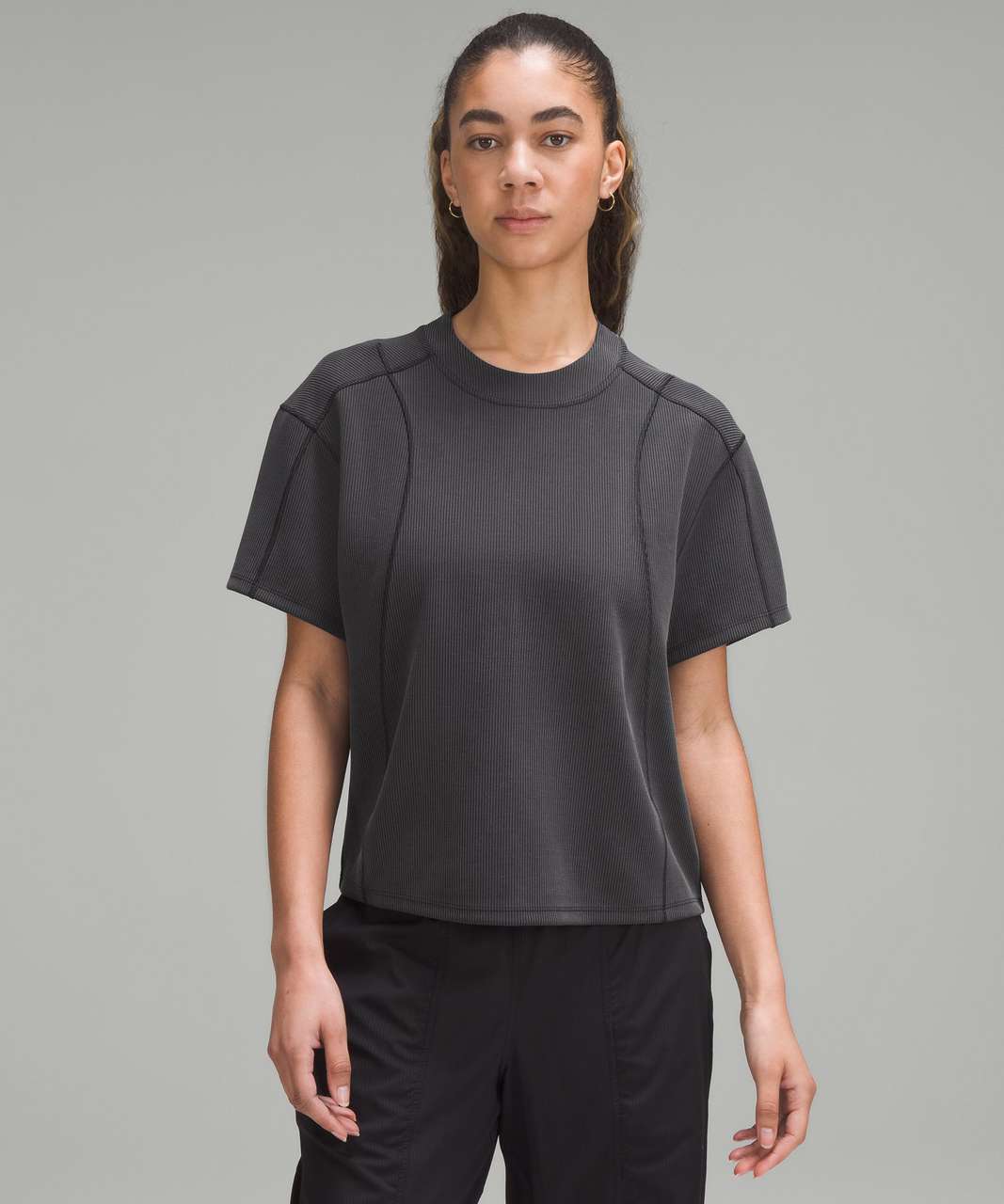 Lululemon Ribbed Softstreme T-Shirt - Black