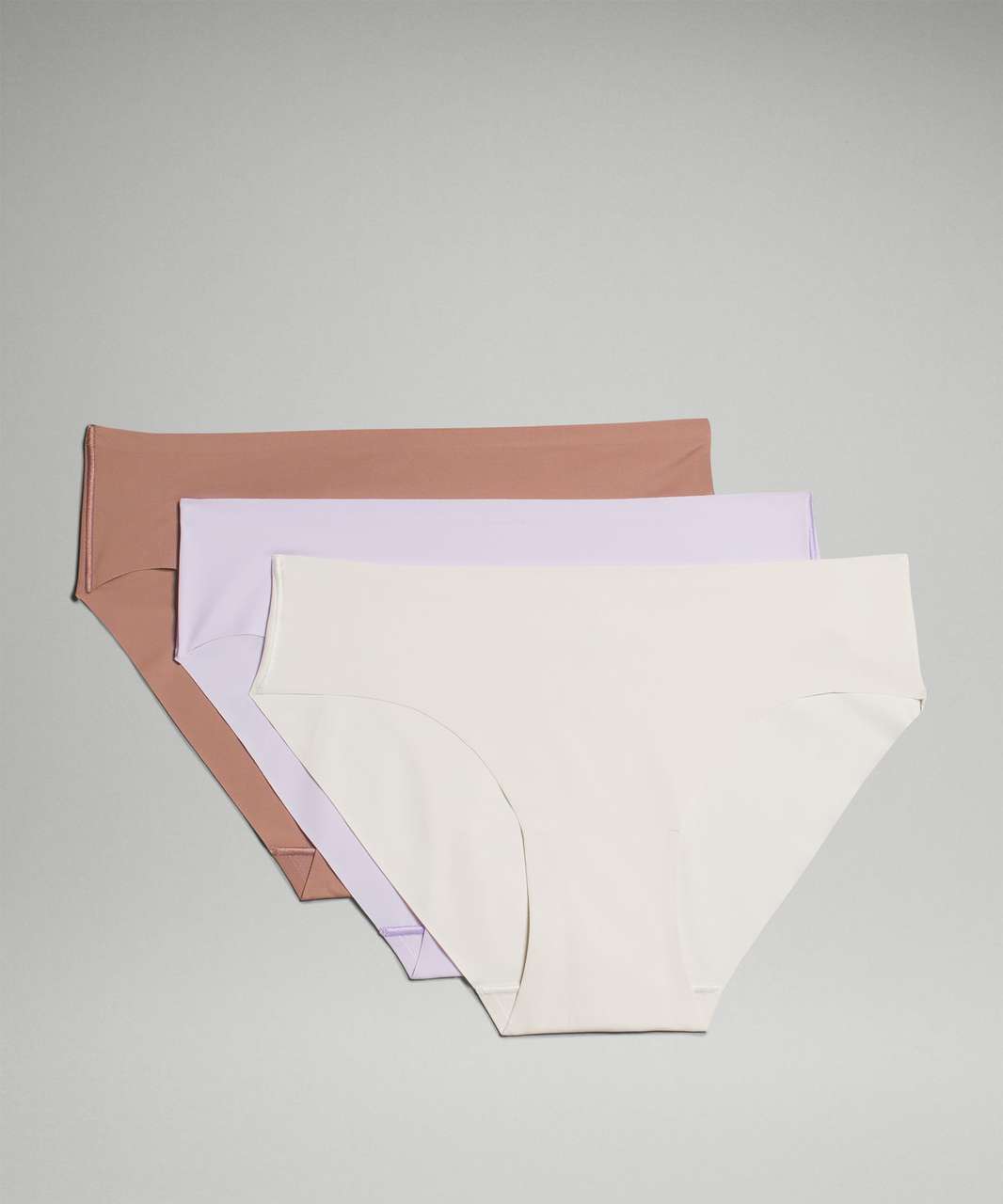 Lululemon InvisiWear Mid-Rise Bikini Underwear *3 Pack - Sheer Violet / Twilight Rose / Bone