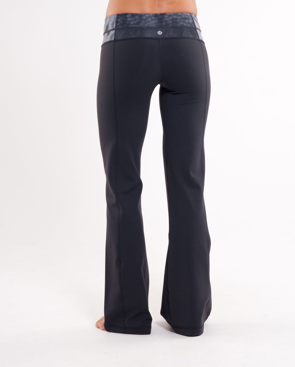 Lululemon Groove Pant (Regular) - Black /  Black Snowy Owl