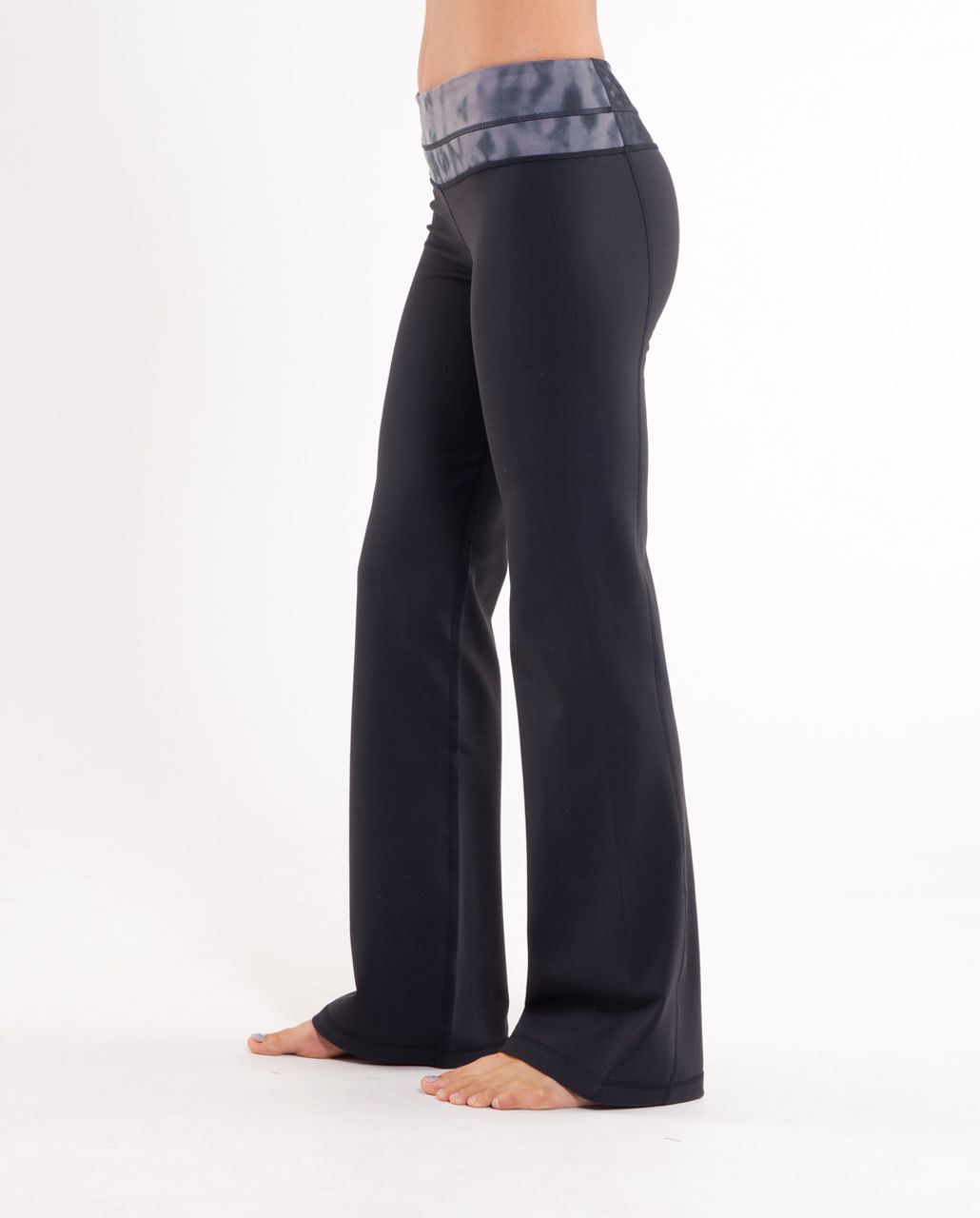 Lululemon Groove Pant (Regular) - Black / Black Snowy Owl - lulu