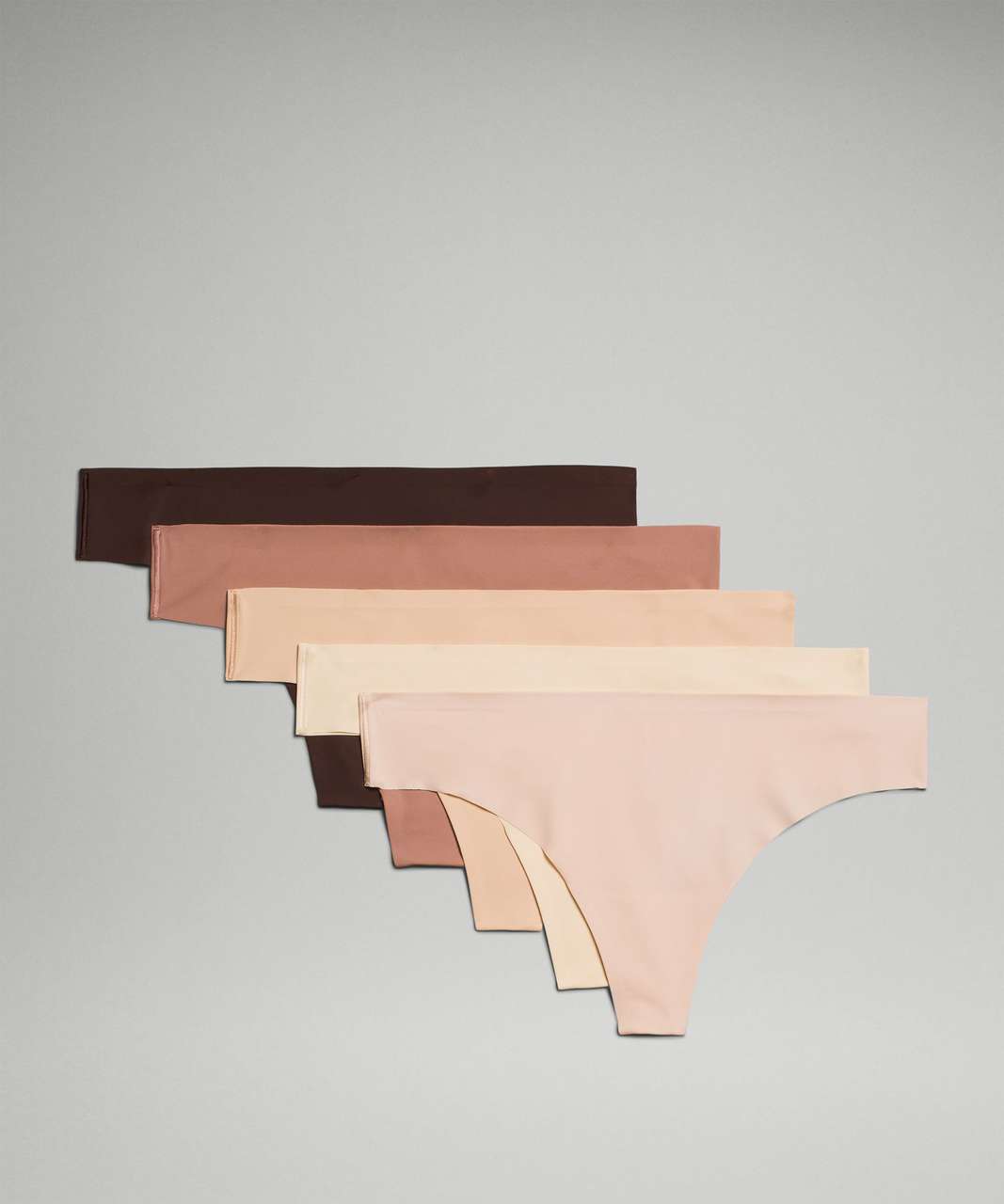 InvisiWear Mid-Rise Thong Underwear