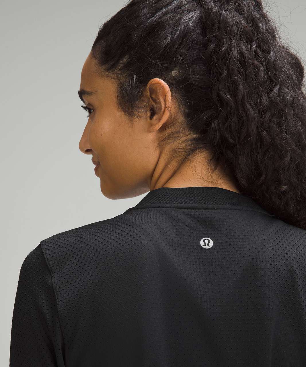 Lululemon Swiftly Midweight Half-Zip Long-Sleeve Shirt - Black / Black -  lulu fanatics