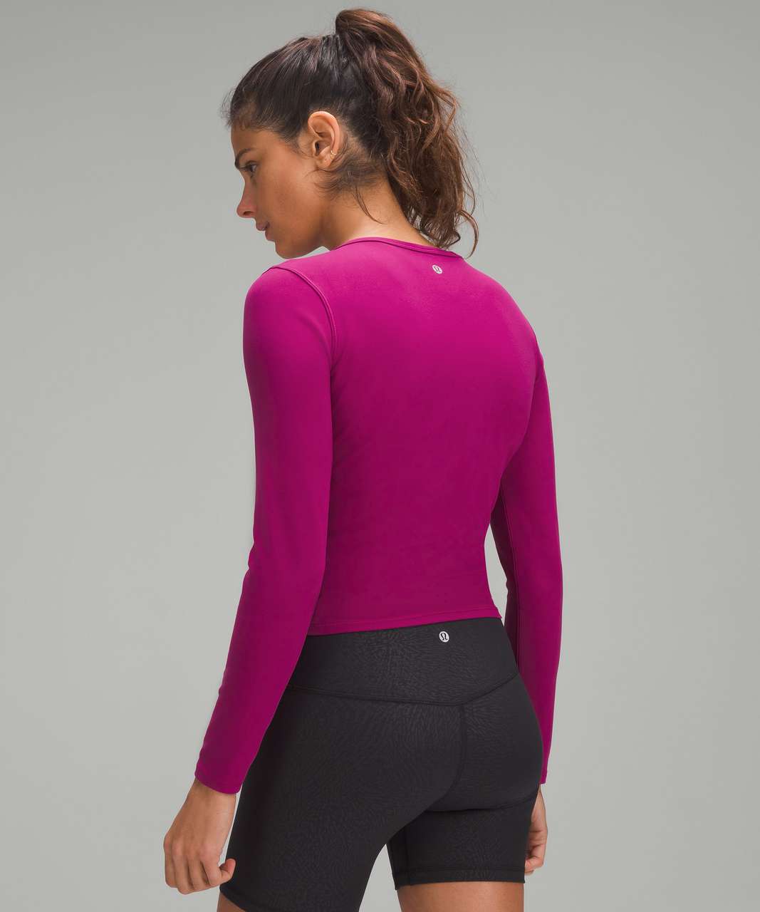 Lululemon All It Takes Long-Sleeve Shirt *Nulu - Magenta Purple