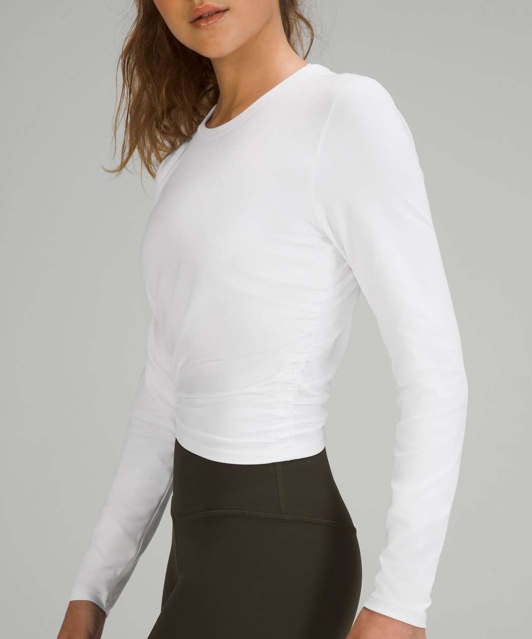 Lululemon All It Takes Long-Sleeve Shirt *Nulu - White - lulu fanatics