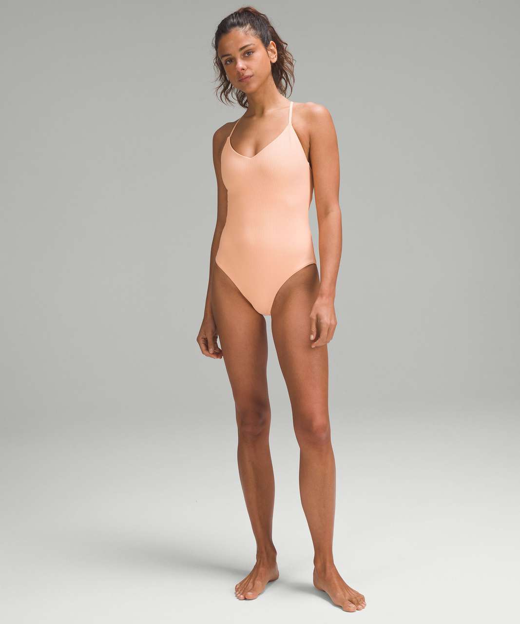 Waterside V-Neck Skimpy-Fit One-Piece Swimsuit B/C Cup