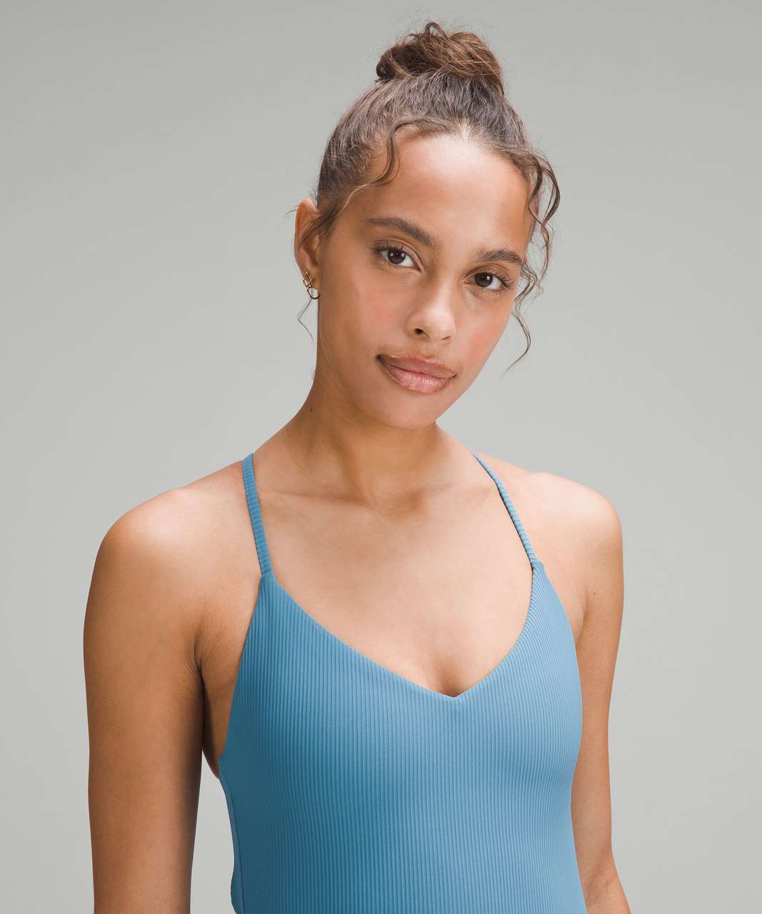 Lululemon Ribbed Cross-Back Skimpy-Fit One-Piece *A/B Cup - Marlin