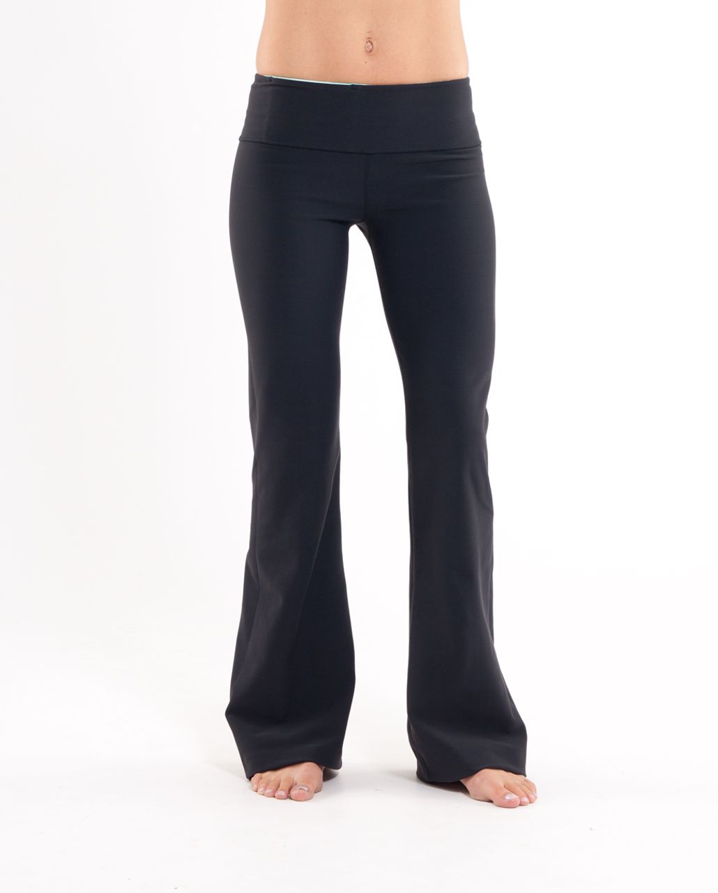 Lululemon Groove Pant (Regular) - Black /  Toothpaste Seabed /  Toothpaste