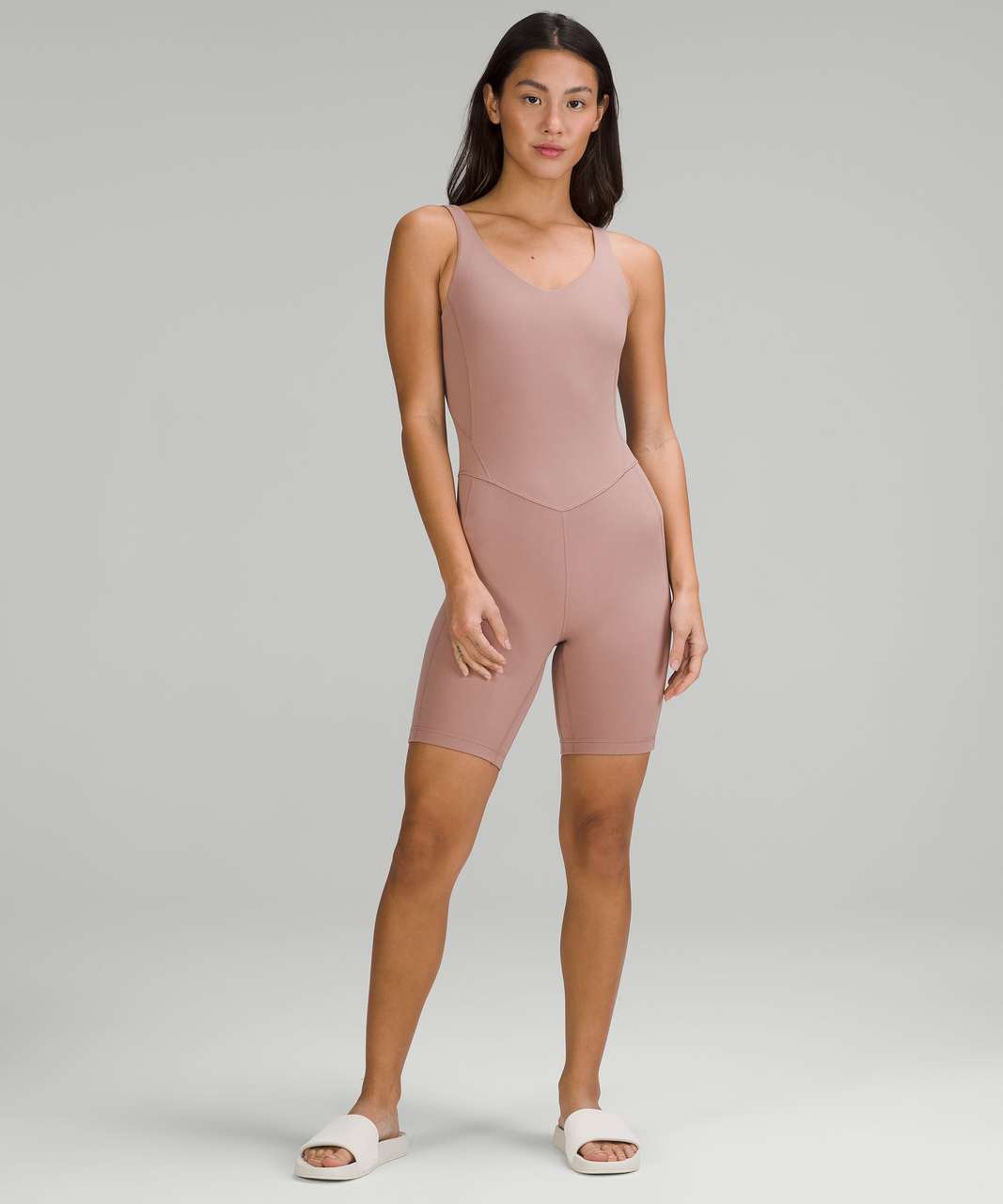 Lululemon Align Bodysuit 8 - Twilight Rose - lulu fanatics