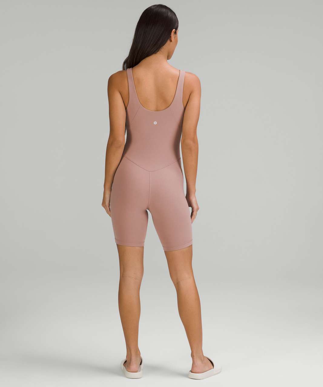 Lululemon High-Neck Tight-Fit Shelf Bodysuit - Twilight Rose