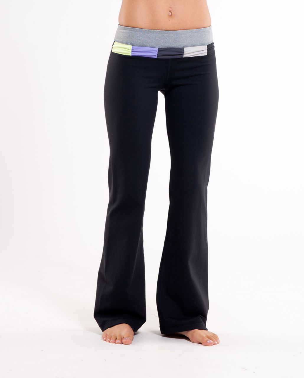 Lululemon Groove Pant (Regular) - Black / Ziggy Wee September Black / Hyper  Stripe Angel Wing - lulu fanatics