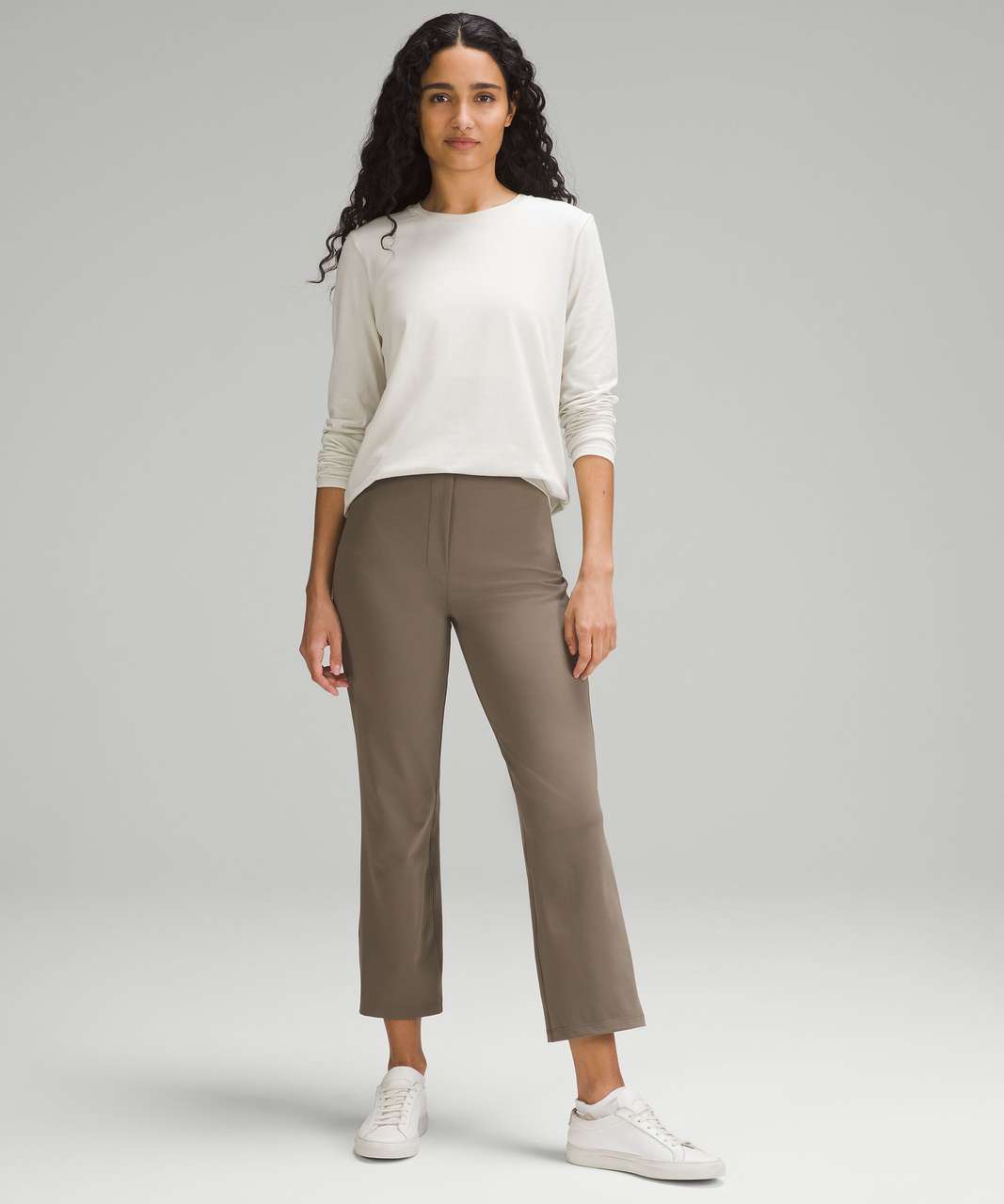 Lululemon Align Super-High-Rise Ribbed-Waist Jogger - Carob Brown - lulu  fanatics