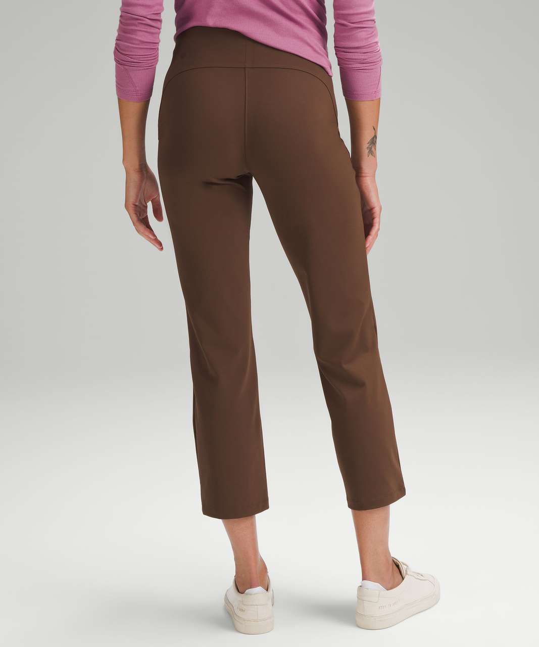 Lululemon Smooth Fit Pull-On High-Rise Cropped Pants - Java