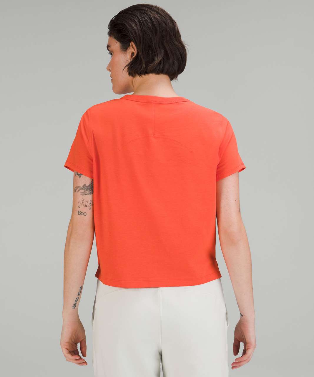 Lululemon Classic-Fit Cotton-Blend T-Shirt - Solar Orange