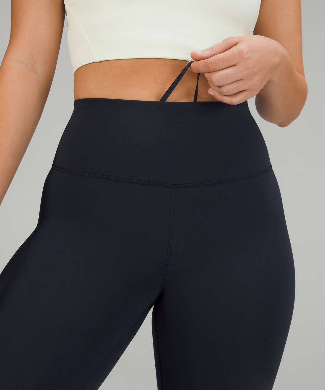 Lululemon Wunder Train Contour Fit High-Rise Crop 23 - True Navy