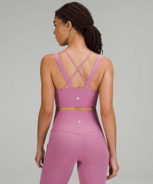 Lululemon Like a Cloud Longline Bra *Light Support, D/DD Cup - Dew Pink -  lulu fanatics