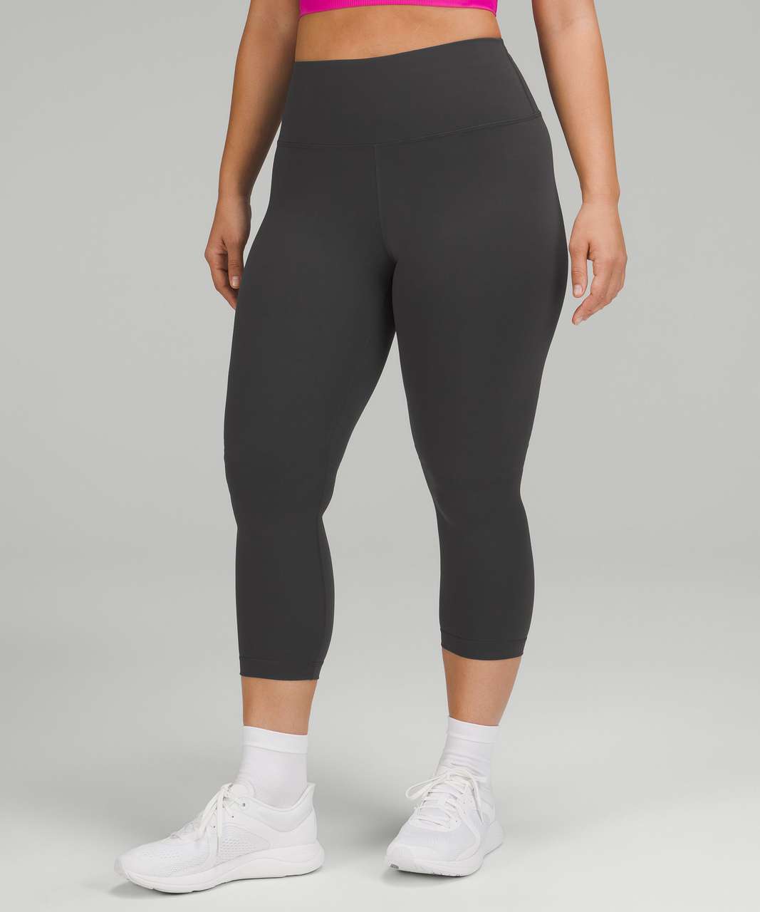 LULULEMON Wunder Train High Rise Crop Leggings Gray Size 8 – Style