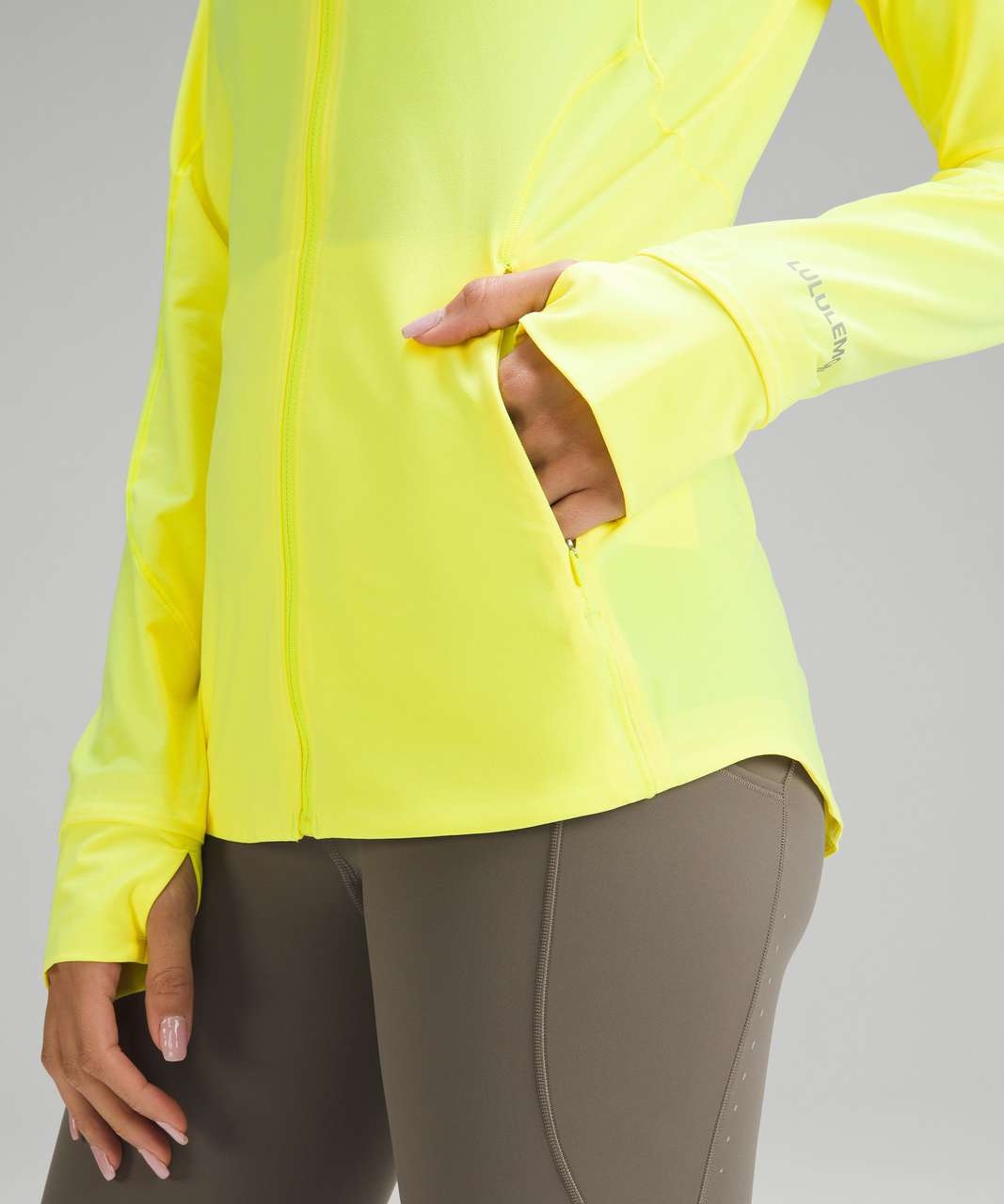 Lululemon Mist Over Windbreaker - Electric Lemon