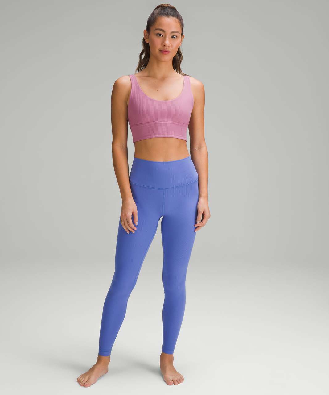 Lululemon Align Ribbed Bra *Light Support, A/B Cup - Velvet Dust ...