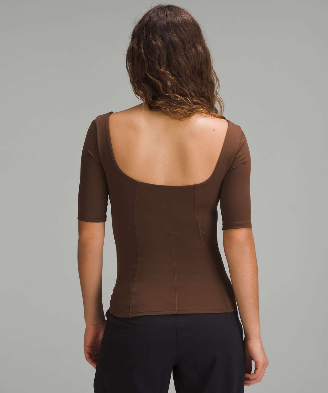Lululemon Half-Sleeve Close-to-Body Shelf T-Shirt - Java