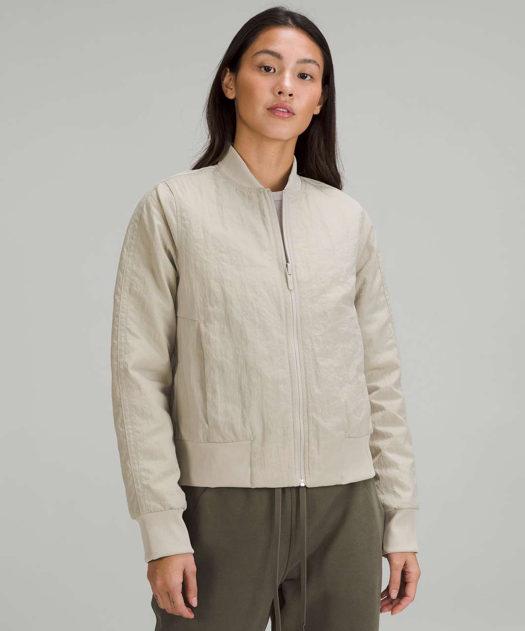 Lululemon Non-stop Bomber Jacket - Pale Raspberry